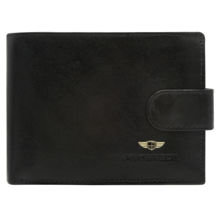Férfi bőr pénztárca PTN N61L-VT BLACK