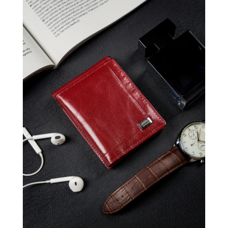 Bőr pénztárca CPR-034-BAR Red