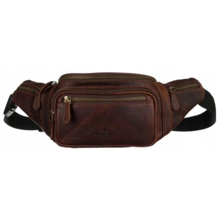 PETERSON bőr tasak PTN 2506-OLH barna