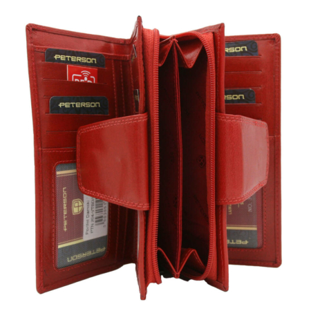 PETERSON PTN 204-VTBD RFID bőr pénztárca