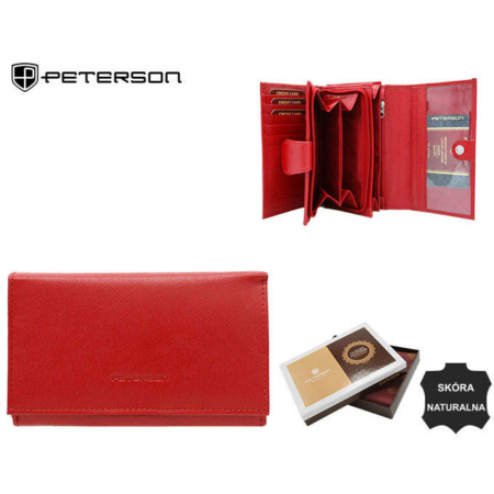 PETERSON PTN RD-21-GCLS RFID bőr pénztárca