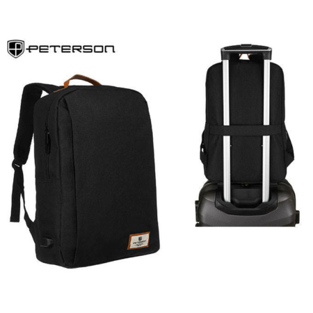 Peterson Hátizsák PTN BPP-02 FEKETE 