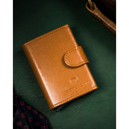 PETERSON PTN 122511906 Cognac eco RFID pénztárca