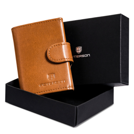 PETERSON PTN 122511906 Cognac eco RFID pénztárca