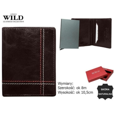 ALWAYS WILD RFID bőr pénztárca N9001-VTK-D Bor
