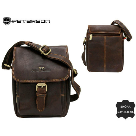 Bőr táska PTN TB-012-COM BLACK