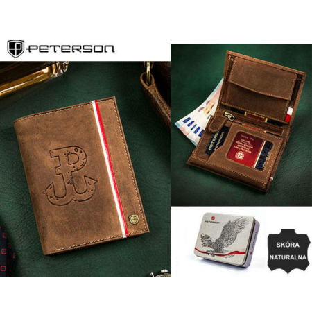 PETERSON PTN 317PW-02 RFID bőr pénztárca