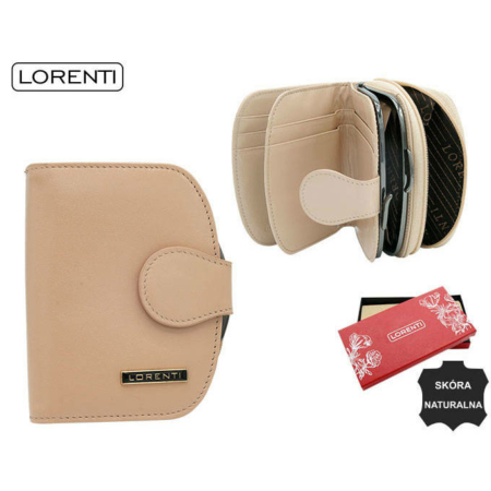 Női bőr pénztárca 43972-CIS-3320 BEIGE