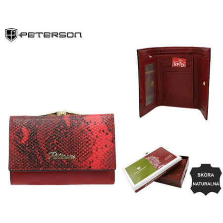 PETERSON PTN SM-412 RFID bőr pénztárca