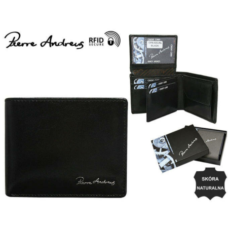 PIERRE ANDREUS RFID bőr pénztárca CPR-023-PA