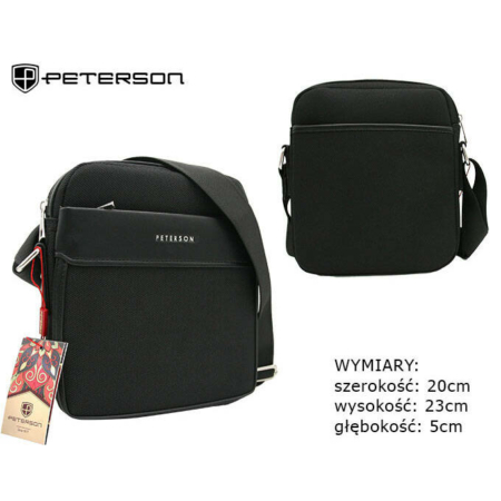 Férfi PU táska PTN 788802 fekete