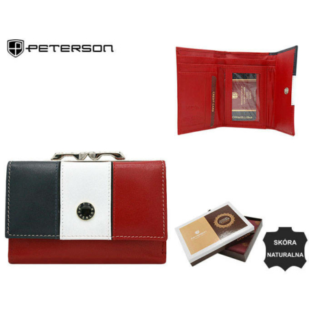 PETERSON PTN RD-18-GCL-S RFID bőr pénztárca