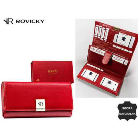 ROVICKY RFID bőr pénztárca R-42102-SG