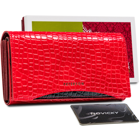 PETERSON PTN MC-411 RFID bőr pénztárca
