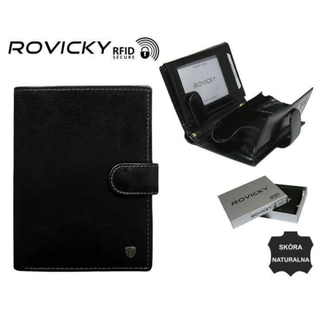 ROVICKY N62L-RVT RFID bőr pénztárca