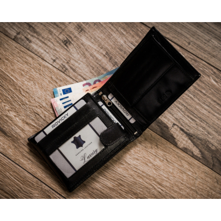 Férfi RFID bőr pénztárca ROVICKY R-RM-11-GCL