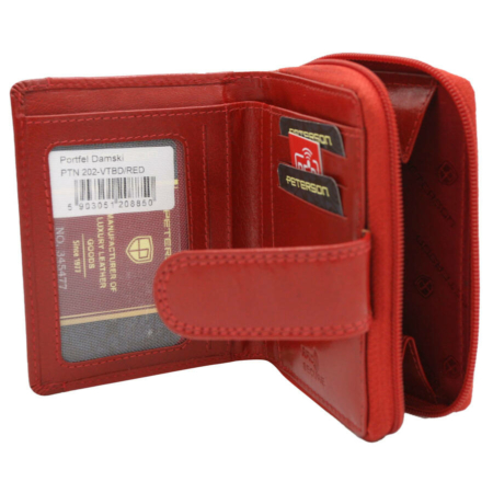 PETERSON PTN 202-VTBD RFID bőr pénztárca