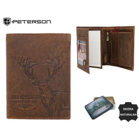PTN bőrtárca N4-BE-DEER Barna N4-BE-DEER barna
