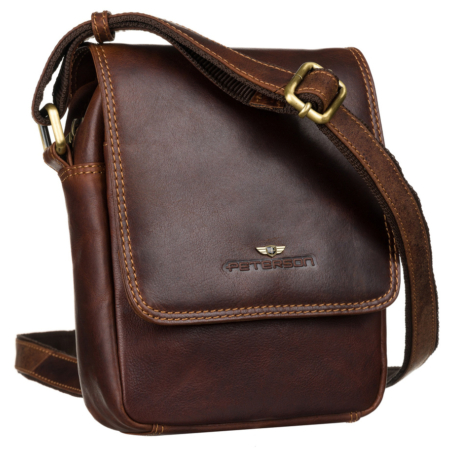 Férfi bőrtáska PTN TB-708-COM Cognac
