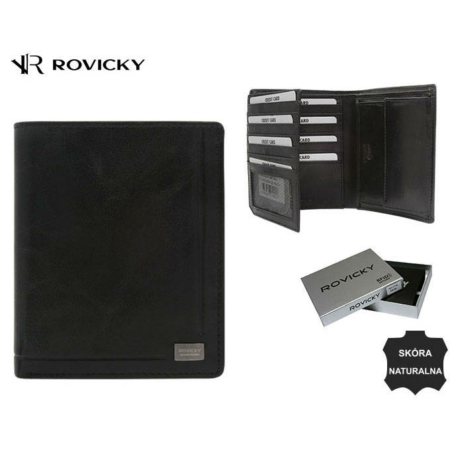 ROVICKY bőr RFID pénztárca PC-108-BAR