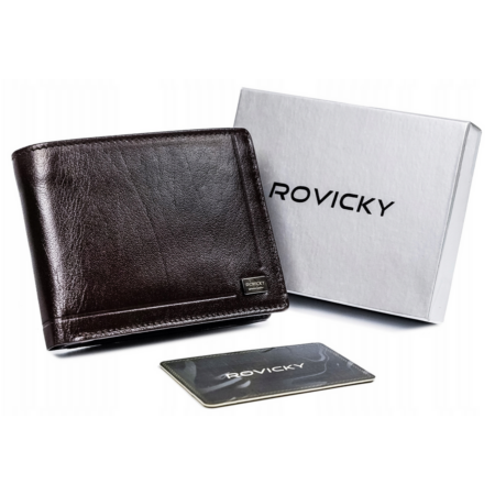 ROVICKY bőr RFID pénztárca PC-103-BAR