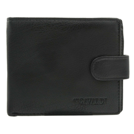 Férfi PU+bőr pénztárca M621L-PU-6816 fekete