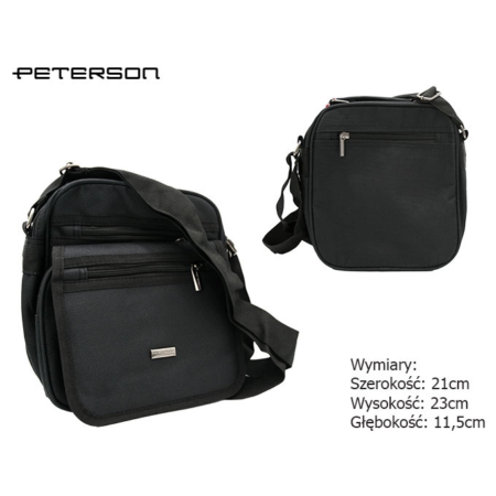 Férfi táska PTN 6511 Fekete