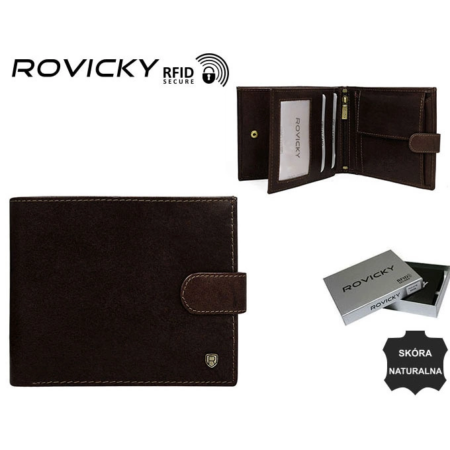 Férfi bőr pénztárca N01-RVT D.Brown