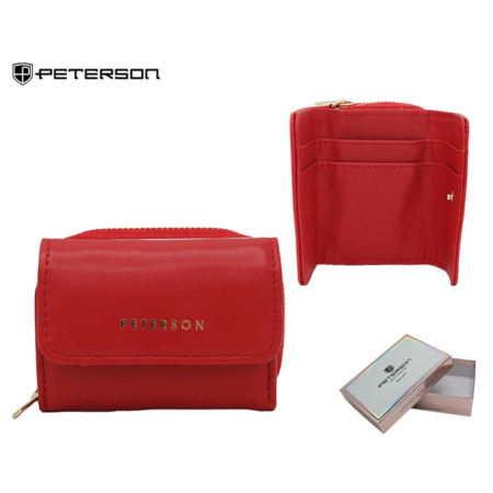 Női PU pénztárca PTN 011-JI Red