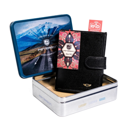 PETERSON PTN 339ZA RFID bőr pénztárca