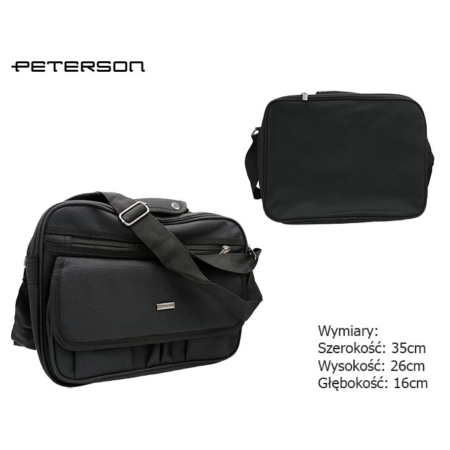 Férfi táska PTN 6512 Fekete
