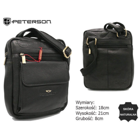 PETERSON bőrtáska PTN-PR-99-NDM