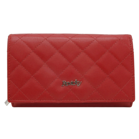 Női bőr pénztárca R-RD-21-GCL-Q RED