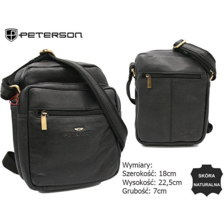 PETERSON bőrtáska PTN-376-NDM