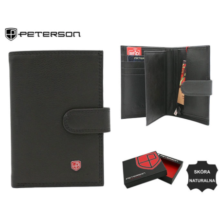 PETERSON PTN MR-07L-CN RFID bőr pénztárca