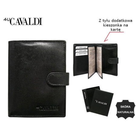 CAVALDI 0800L-P-BS-RFID 4U RFID bőr pénztárca