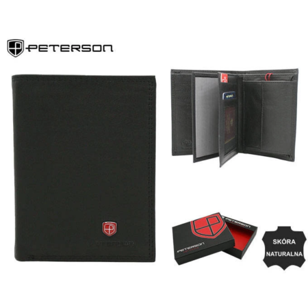 Bőr pénztárca PTN MR-14-CN BLACK