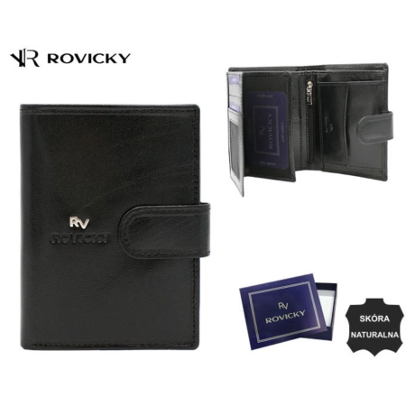 RFID bőr pénztárca ROVICKY RV-7680272-9-BCA