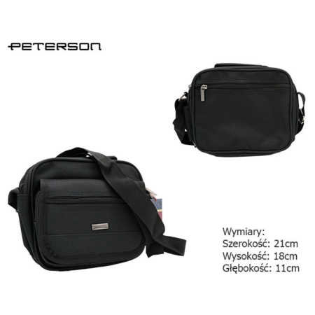 Férfi táska PTN 6523 Fekete