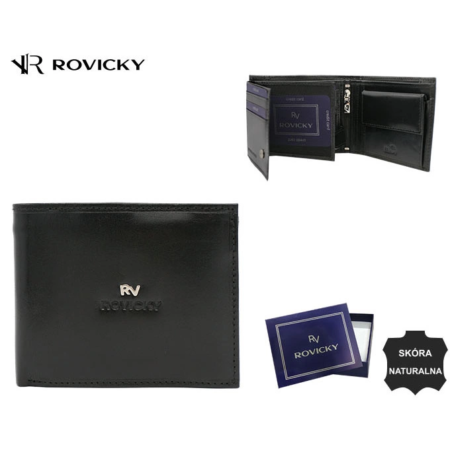 RFID bőrtárca ROVICKY RV-70616-BCA RV-70616-BCA