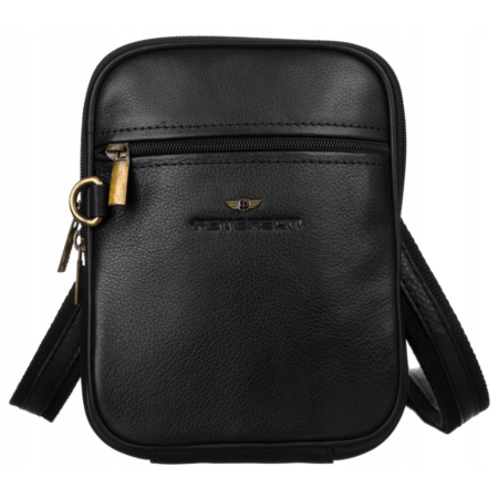 Bőr táska PTN 1113-NDM BLACK
