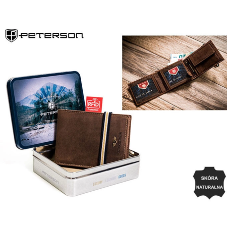 PETERSON PTN 304E RFID bőr pénztárca