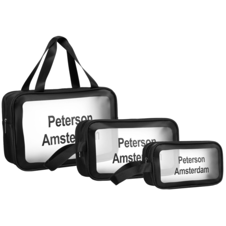 PETERSON PTN KOS-3W1 kozmetikai táskakészlet ökobőrből