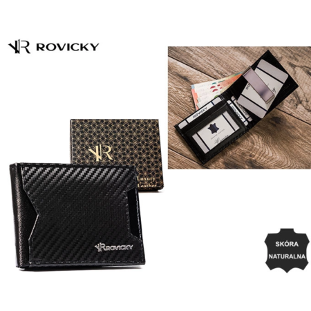 ROVICKY RFID bőr pénztárca R-RM-21-GCL-CF