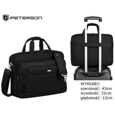 Peterson táska PTN-63101-M1 Fekete