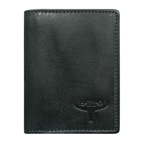 BUFFALO WILD RFID bőr pénztárca N1185-HP-4895 FEKETE