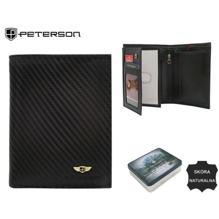RFID bőr pénztárca PTN 324-CA BLAC
