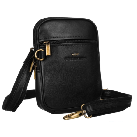 Bőr táska PTN 1113-NDM BLACK