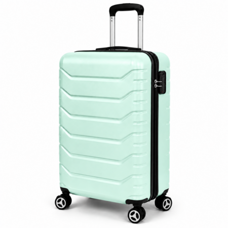 AVENTO mentazöld kabinbőrönd számzárral– 55 × 40 × 20 cm (S) – Ryanair és Wizz Air kézipoggyász méret