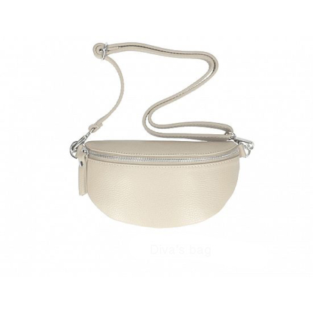 Valódi bőr női övtáska bézs színben TR213 Beige